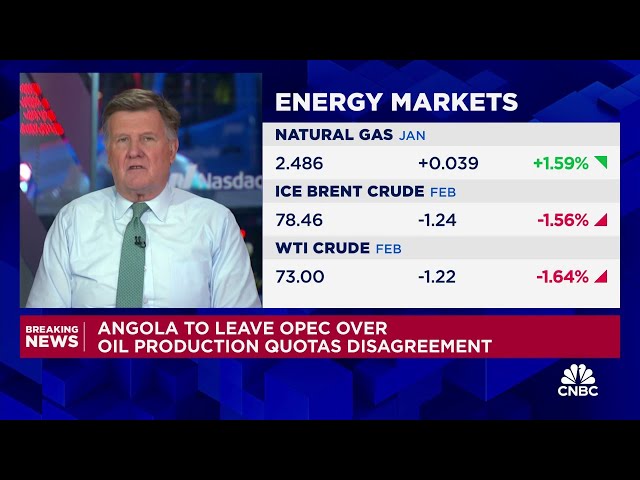 Angola to leave OPEC over oil production quotas disagreement