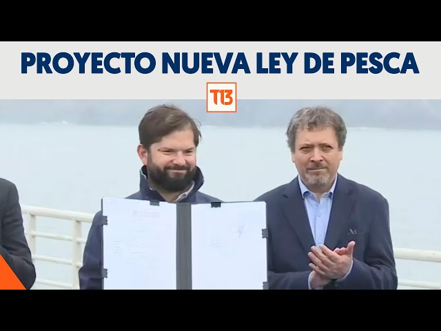 Presidente Boric lanza proyecto para una nueva Ley de Pesca