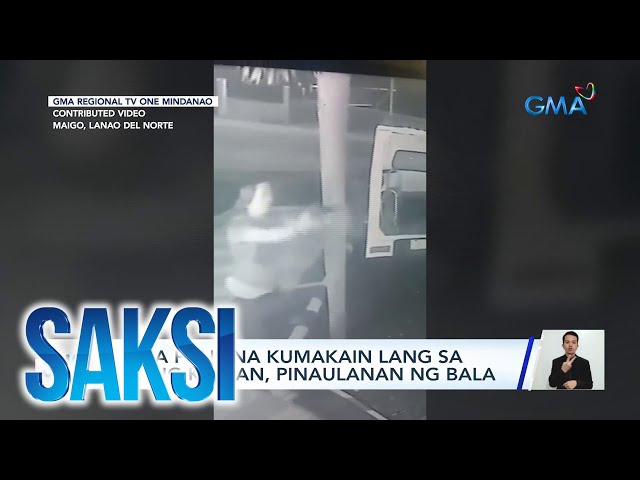 Mga pulis na kumakain lang sa isang kainan, pinaulanan ng bala | Saksi