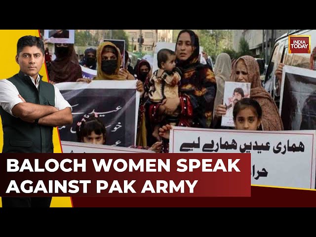 India First With Gaurav Sawant LIVE: Pakistan Army Cracks Down On Baloch Women | India Today Live