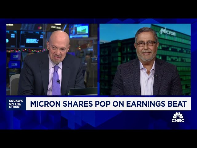 Micron CEO Sanjay Mehrotra on earnings beat: Financial performance will continue to gain momentum