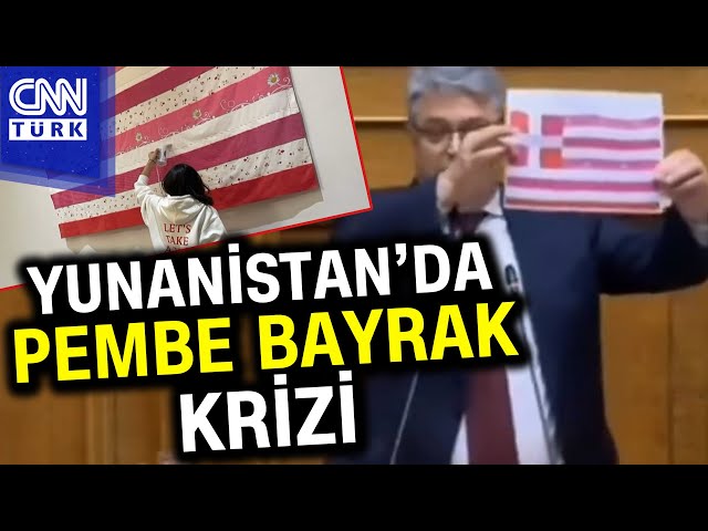 Yunanistan'ı Karıştıran O Bayrak! "Milli Sembollerle Oyun Oynanmaz" Tepkisi... #Haber