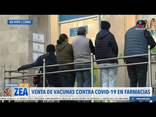 Así la venta de vacunas contra Covid-19 en farmacias en la CDMX | Noticias con Francisco Zea