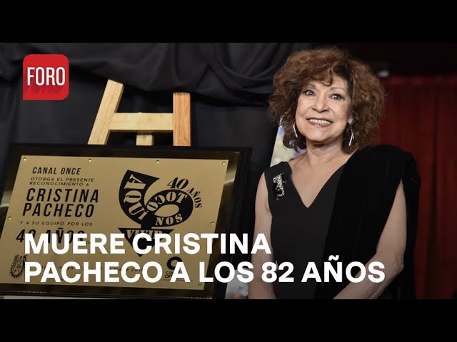 Muere Cristina Pacheco - Paralelo 23