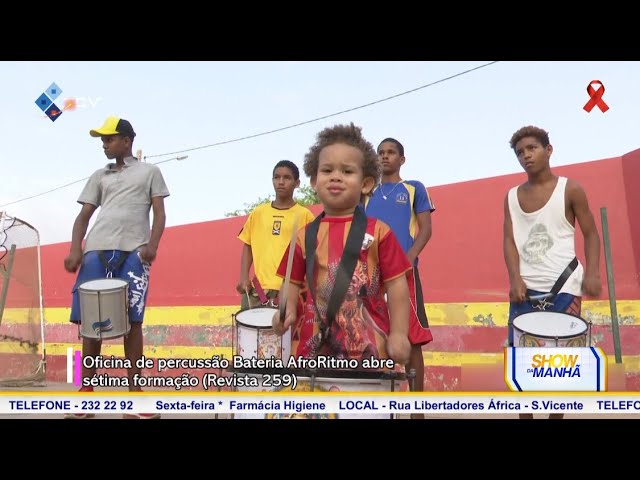 Show da Manhã: Oficina de percussão Bateria AfroRitmo