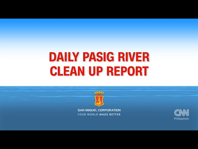 Pasig and Bulacan River SMC Clean Up Report - December 21, 2023 (Thursday)