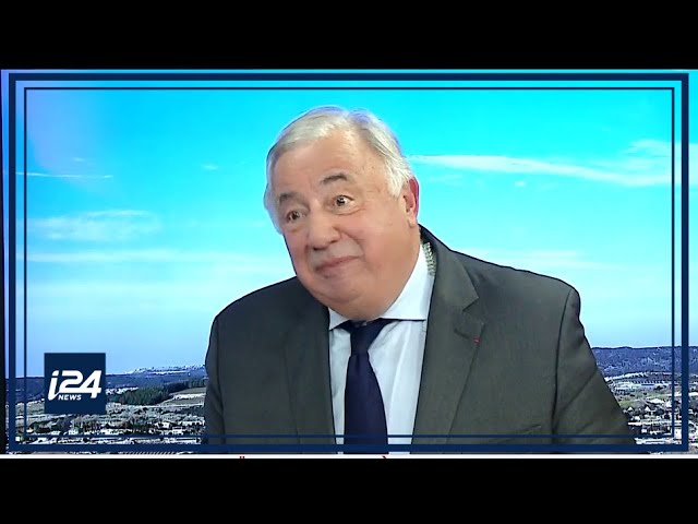 Gérard Larcher, Président du Sénat, en visite en Israël est l'invité d'i24NEWS