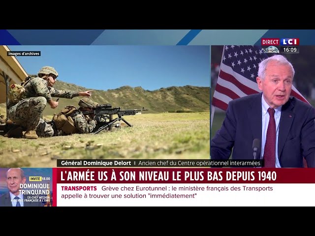 L'armée américaine à son niveau le plus bas depuis 1940