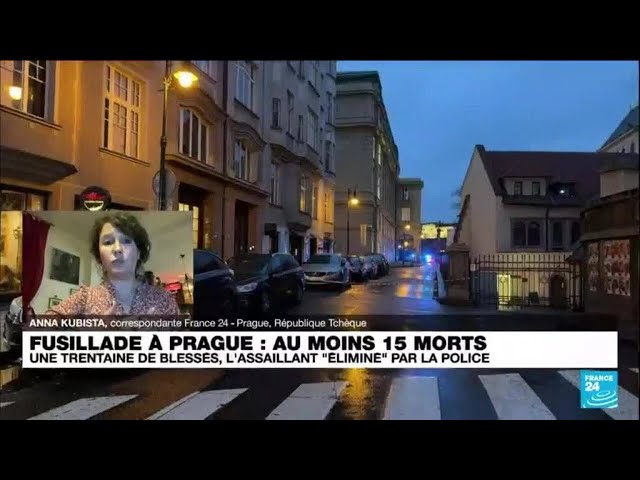 Au moins quinze personnes tuées dans une fusillade à Prague, l'assaillant "éliminé"