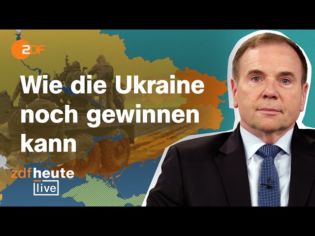 Kampf gegen Putins Truppen: Ex-General Hodges erklärt, was die Ukraine jetzt braucht | ZDFheute live