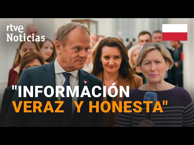 POLONIA: TUSK CAMBIA la DIRECTIVA de los MEDIOS PÚBLICOS con las PROTESTAS de la ULTRADERECHA | RTVE