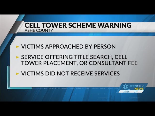 Cell tower victims urged to come forward