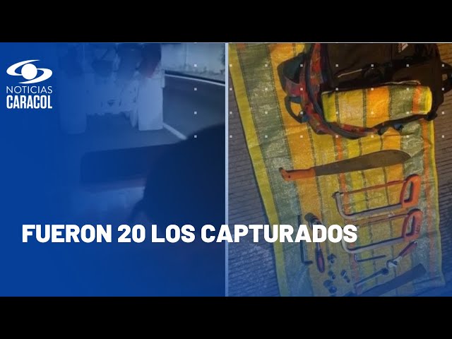 Banda de piratas terrestres usaba pulidoras para romper candados de containers