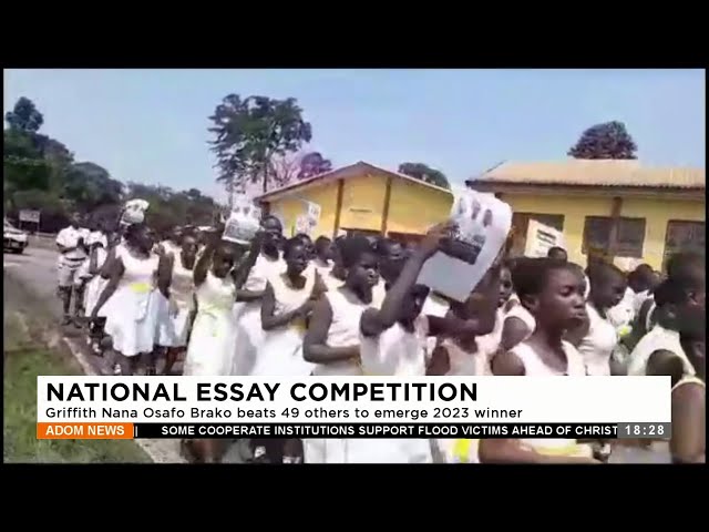 Nat'l Essay Competition: Griffith Nana Osafo Brako beats 49 others to emerge 2023 winner (21-12