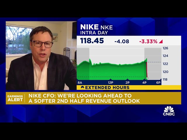 Nike's stock stumbles following mixed earnings and soft second half outlook