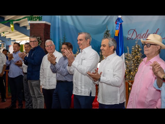 Presidente Abinader inaugura “Navidad del Cambio con el Inespre 2023”