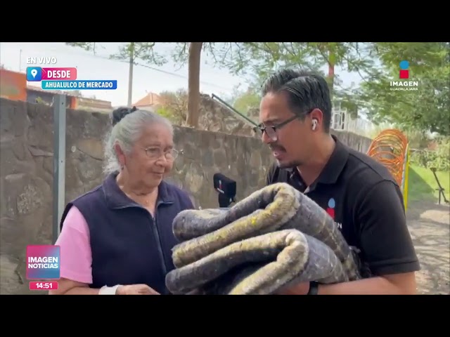 Imagen Televisión Guadalajara hace entrega de cobijas