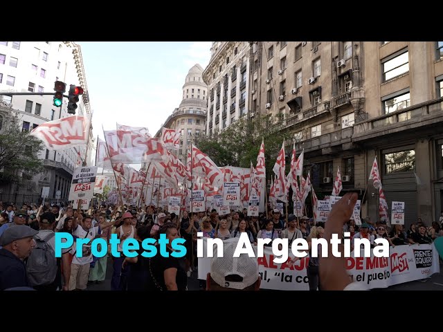 Argentines protest against Milei’s economic reforms