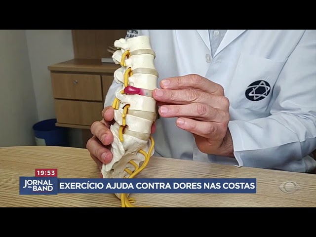 Exercícios ajudam contra dores nas costas