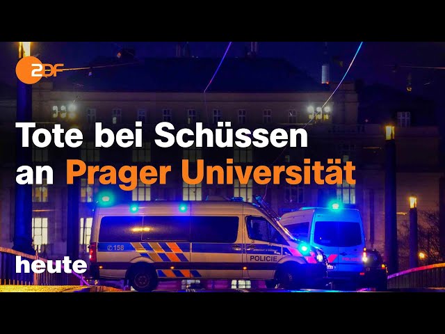 heute 19:00 Uhr vom 21.12.2023 Schüsse in Prag, Tunnelsystem der Hamas, Atemwegserkrankungen