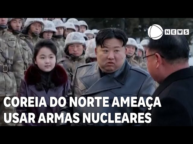 ⁣Coreia do Norte ameaça usar armas nucleares