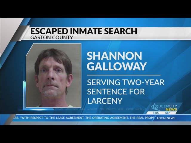 Inmate escaped from Gaston County jail