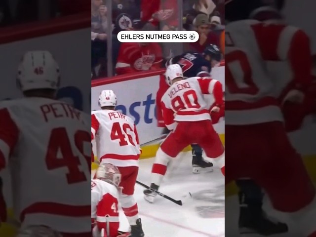 Nikolaj Ehlers Showing Off His Footy Skills With The Unorthodox Pass ‍