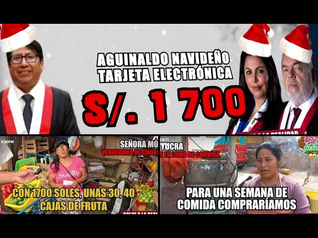 ¡Golpe a la realidad! Las 'jugosas' canastas navideñas de los congresistas