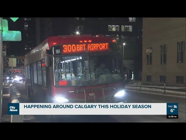 Holiday 'happenings' in Calgary