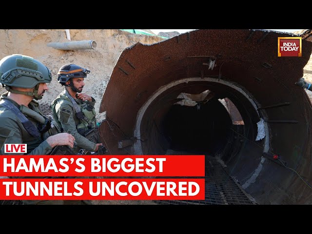 Israel Hamas War LIVE News: IDF Uncovers The 'Largest Ever Hamas Attack Tunnel' | Israel P