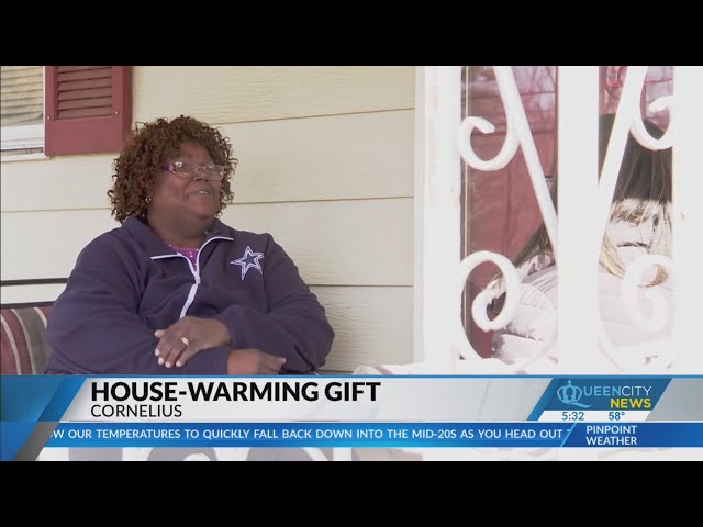 Cornelius woman gifted new HVAC system in childhood home