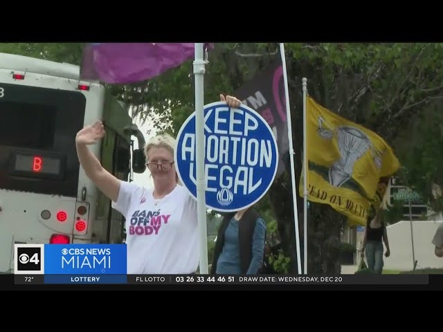 ⁣Abortion in Florida: Grassroots effort to legalize pro-choice