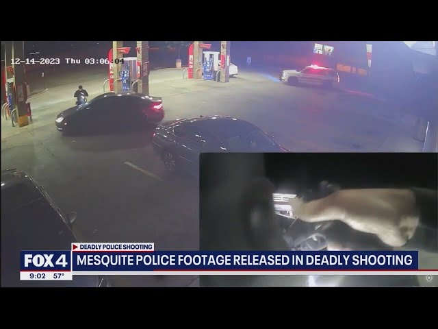 Mesquite police release video of fatal officer-involved shooting during stolen vehicle investigation