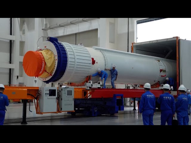 Long March-7 Y8 carrier rocket for Tianzhou-7 mission transferred to Wenchang launch site