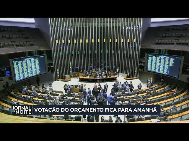 Votação do orçamento fica para amanhã