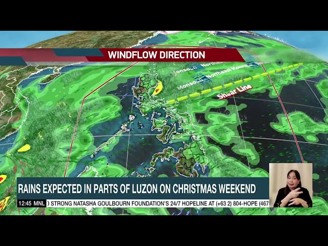 PAGASA predicts rainy Christmas eve in parts of PH | ANC