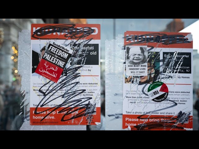 Douglas Murray condemns people ripping down posters of Israeli hostages