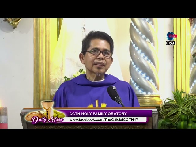 22 Deember 2023   HOMILY  Rev  Fr  Jose Adonis Aquino