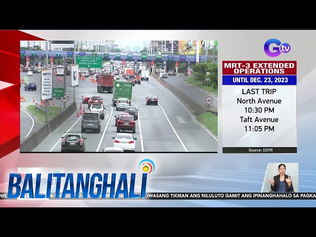 Mahigit 1,500 dagdag na tauhan ng NLEX, magmamando sa trapiko ngayong long holiday weekend | BT