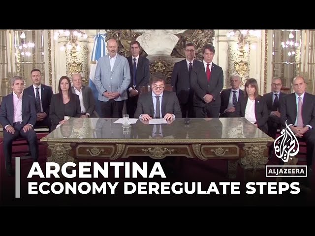 Argentina’s 'mega decree': Divide over steps to deregulate economy