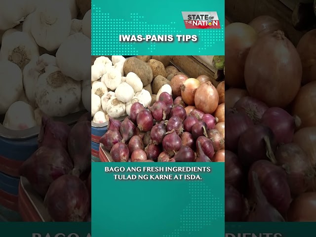 Iwas-panis tips sa tirang handa ngayong Holiday season #shorts | SONA