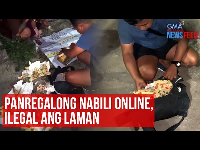 Panregalong nabili online, ilegal ang laman| GMA Integrated News