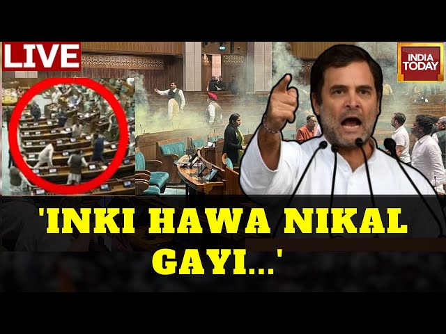 Rahul Gandhi Speech LIVE: Rahul Gandhi On Parliament Security Breach |'INDIA' Bloc Protest