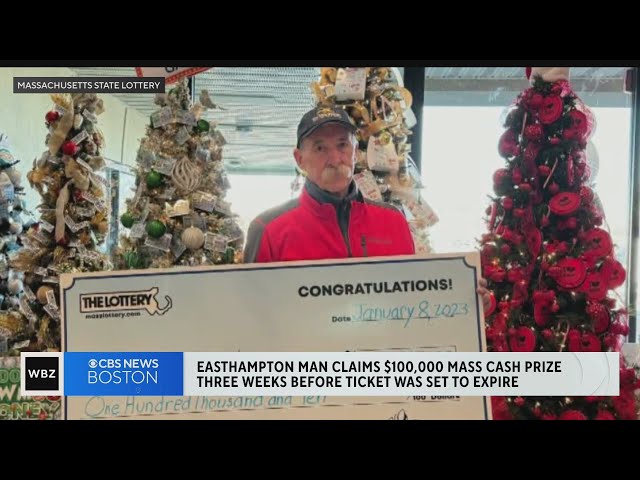 Easthampton mans claims $100,000 Mass Cash prize less than 3 weeks before expiration