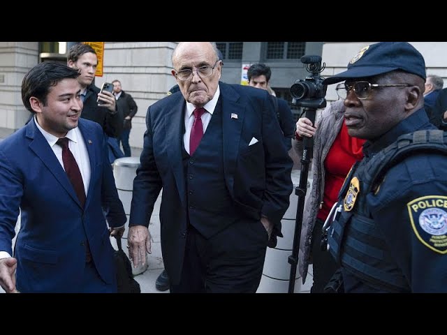 Ex-Trumpanwalt Rudy Giuliani meldet Konkurs an