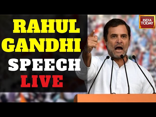 Rahul Gandhi Speech LIVE From Jantar Mantar | 'INDIA' Leaders Protest Against Suspension O