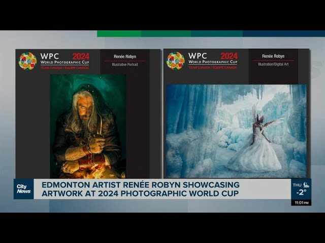 Edmonton artist Renée Robyn showcasing artwork at 2024 Photographic World Cup