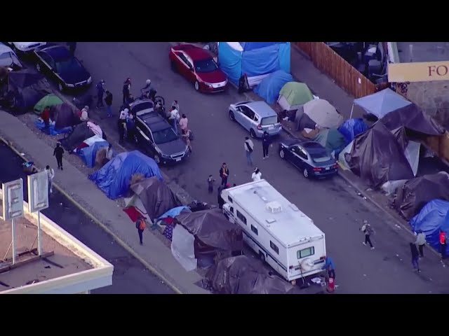 Growing Denver migrant encampment raising concerns