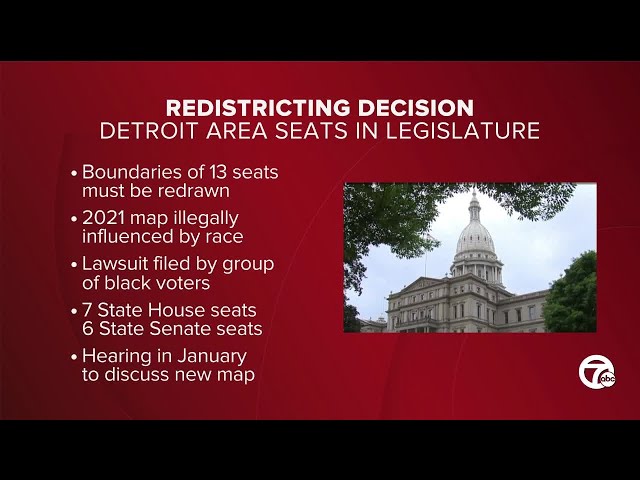 Court says boundaries for 13 seats in Michigan Legislature were illegally influenced by race