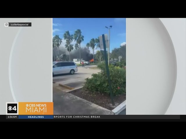 Arrest made after body was found in burning car in Cutler Bay